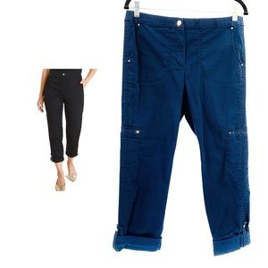 Chico's Blue Ankle Cropped Pants